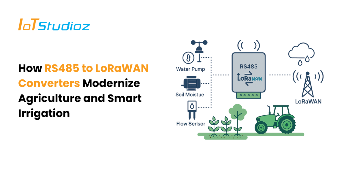 How RS485 to LoRaWAN Converters Modernize Agriculture and Smart Irrigation
