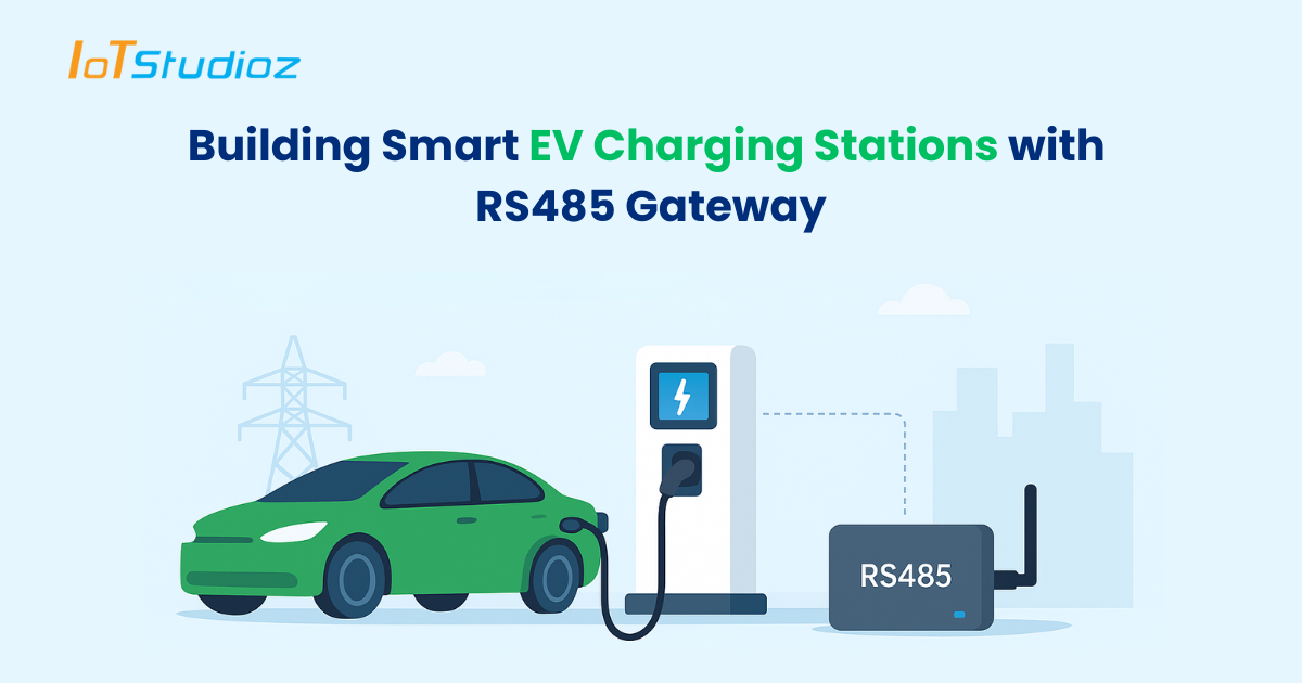 Building Smart EV Charging Stations with RS485 Gateway