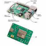 4G-LTE CAT-IV HAT with Raspberry Pi 4 (4GB Base) 5