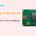 Raspberry Pi 4G HAT for Delivery Vehicle Telemetry & Route Intelligence