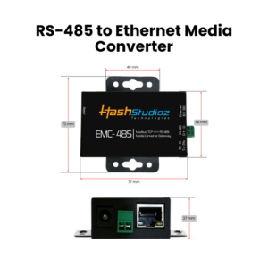 Industrial Modbus RTU to TCP Gateway with RS485 interface