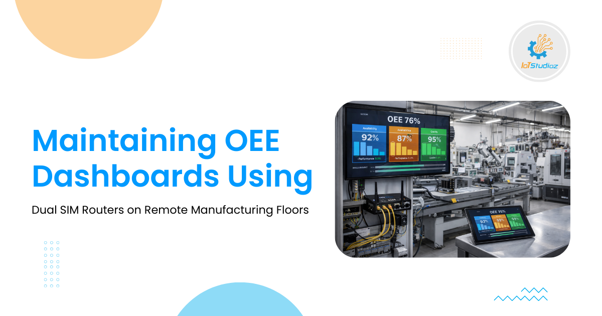 Maintaining OEE Dashboards Using Dual SIM Routers on Remote Manufacturing Floors