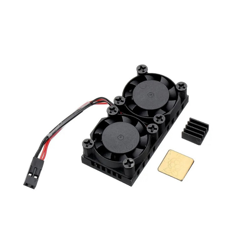 Double Fans Radiator for Raspberry Pi 1