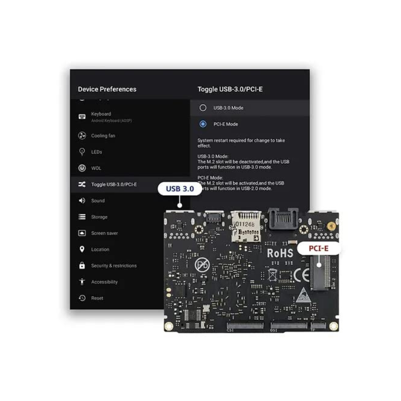 Khadas VIM3 Basic SBC with 2GB RAM, 16GB eMMC, Amlogic A311D, and 5.0 TOPS NPU – Development Board - Image 6