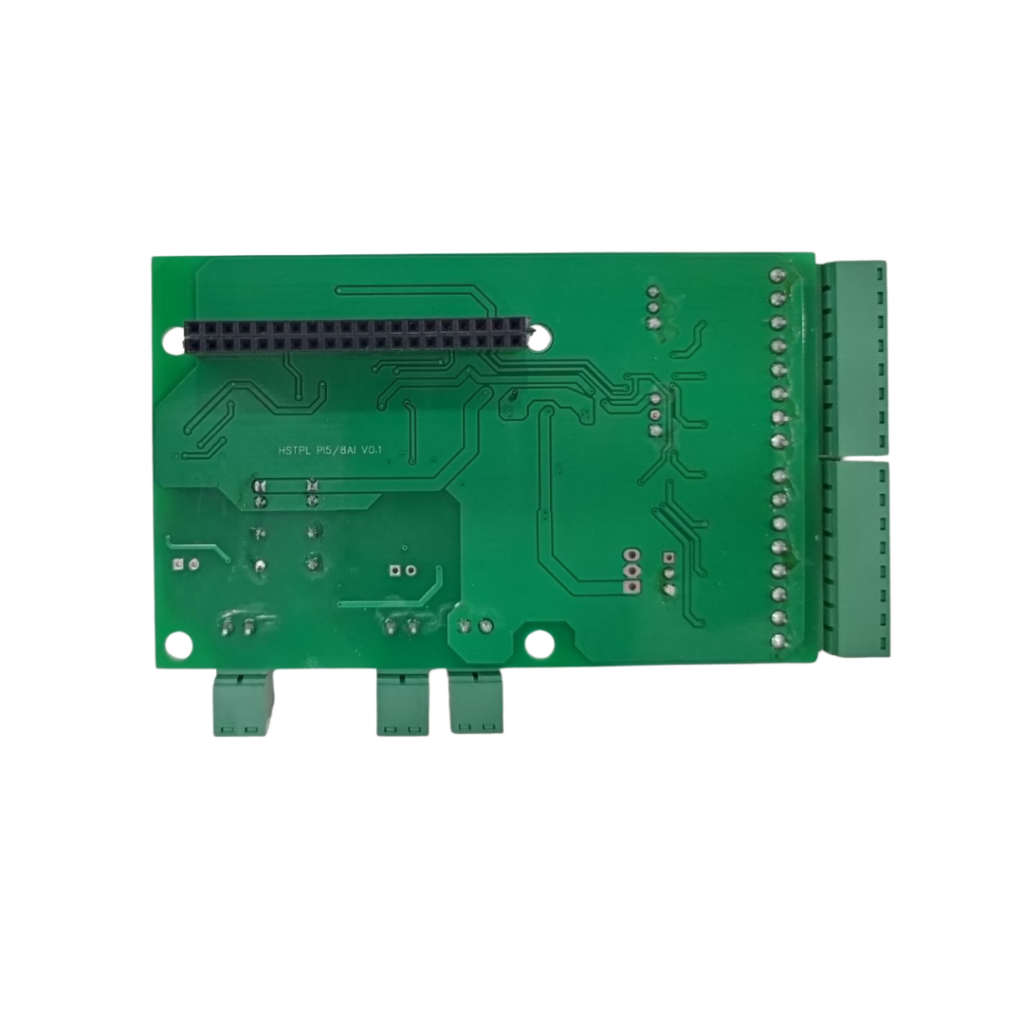 Raspberry Pi 5 HAT with 8 Analog Inputs (4–20mA) and 2 RS485 Ports