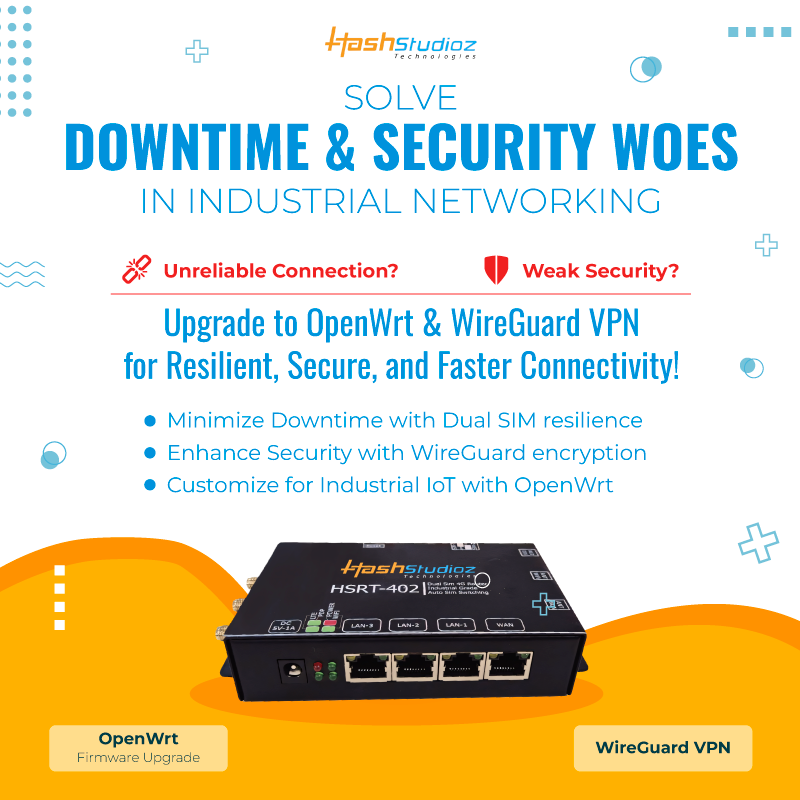 OpenWrt Dual SIM Industrial Router