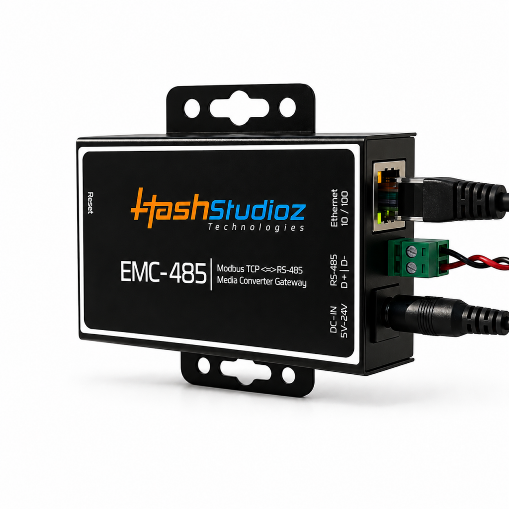 Industrial Serial to Ethernet Converter for RS232 and RS485 devices