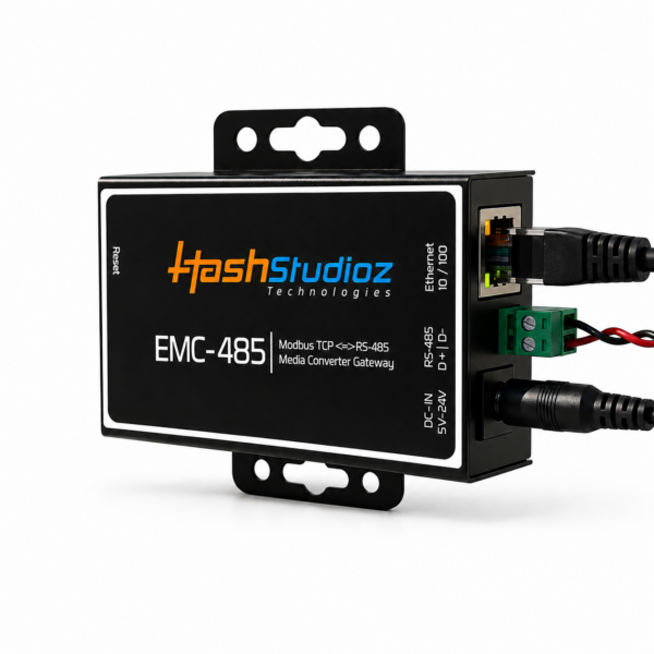 Industrial Serial to Ethernet Converter for RS232 and RS485 devices