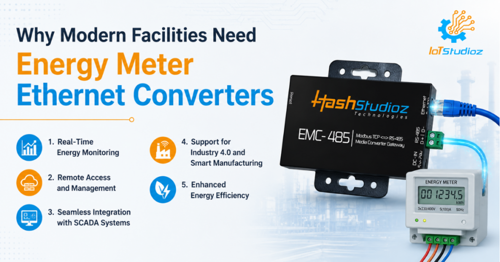 Why Modern Facilities Need Energy Meter Ethernet Converters