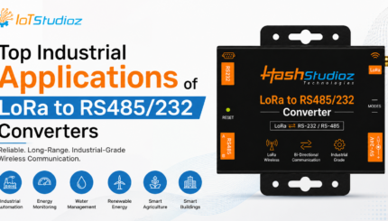 Industrial Applications of LoRa to RS485232 Converters