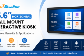 15.6″ Horizontal Wall Mount Kiosk