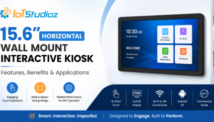 15.6″ Horizontal Wall Mount Kiosk