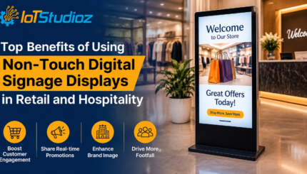 Top Benefits of Using Non-Touch Digital Signage Displays in Retail and Hospitality