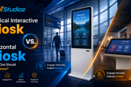 Vertical Interactive Kiosk vs. Horizontal Kiosk Which One Should You Choose